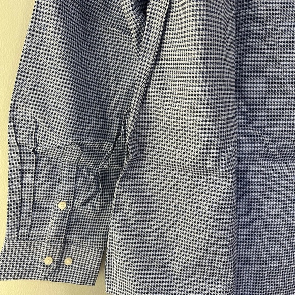 NWT Stich Note Men's Blue & White Long Sleeve Dress Shirt / Size XXL - Picture 6 of 10